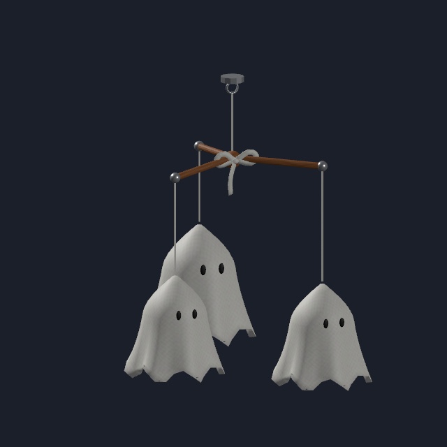 【VRChat・Unity向け】やさしいハロウィーンの飾りセット|全25種・各3配色
