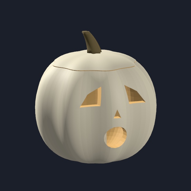 【VRChat・Unity向け】やさしいハロウィーンの飾りセット|全25種・各3配色