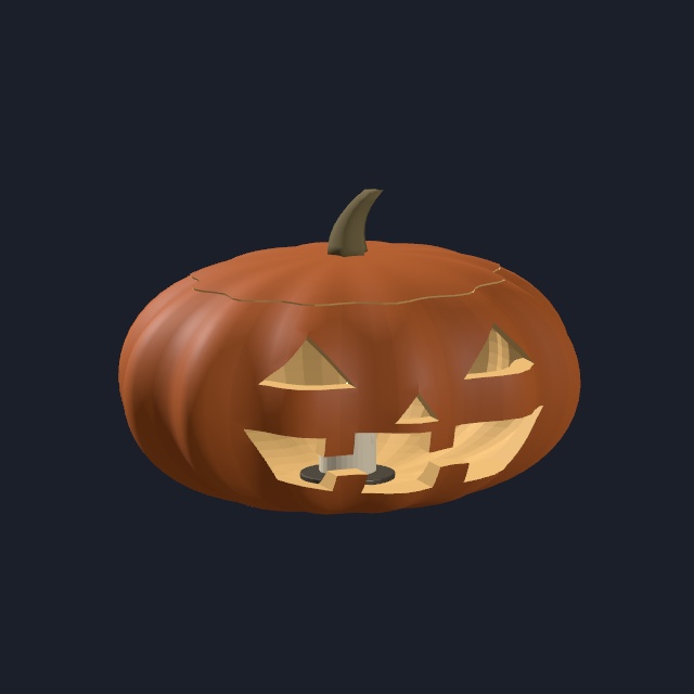 【VRChat・Unity向け】やさしいハロウィーンの飾りセット|全25種・各3配色