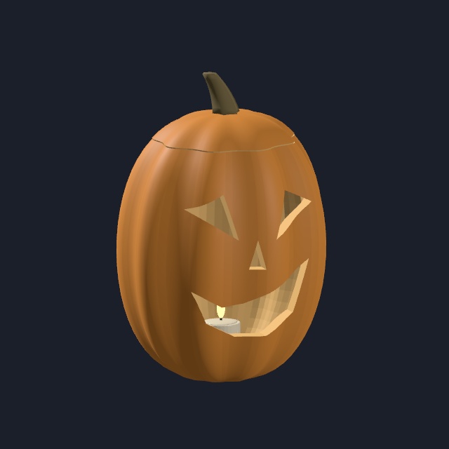 【VRChat・Unity向け】やさしいハロウィーンの飾りセット|全25種・各3配色
