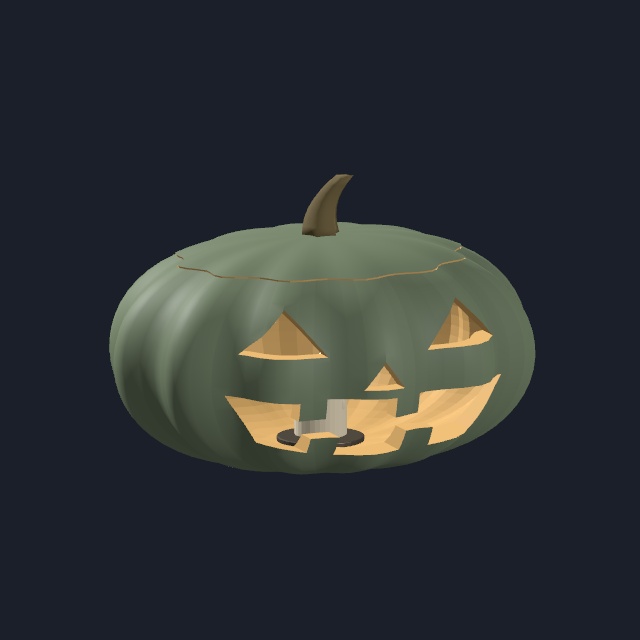 【VRChat・Unity向け】やさしいハロウィーン|かぼちゃランタン5種・各3配色