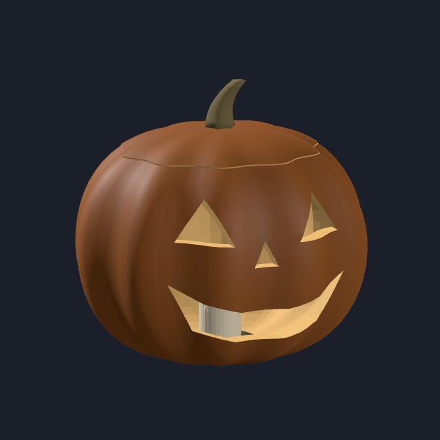【VRChat・Unity向け】やさしいハロウィーン|かぼちゃランタン5種・各3配色
