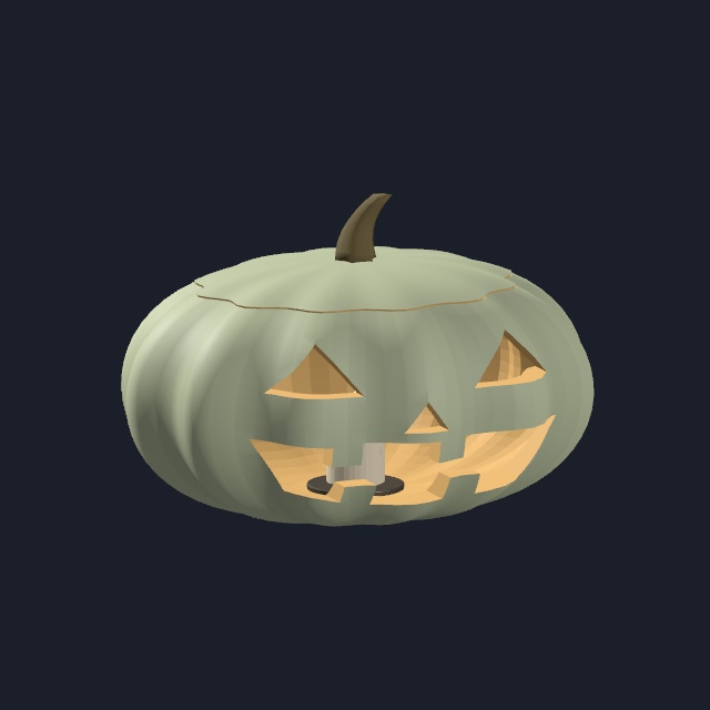 【VRChat・Unity向け】やさしいハロウィーン|かぼちゃランタン5種・各3配色