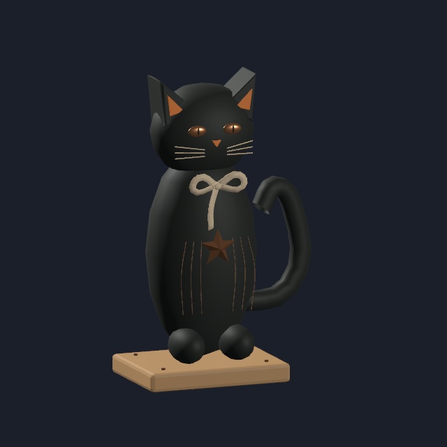 【VRChat・Unity向け】やさしいハロウィーン|床置き飾り5種・各3配色