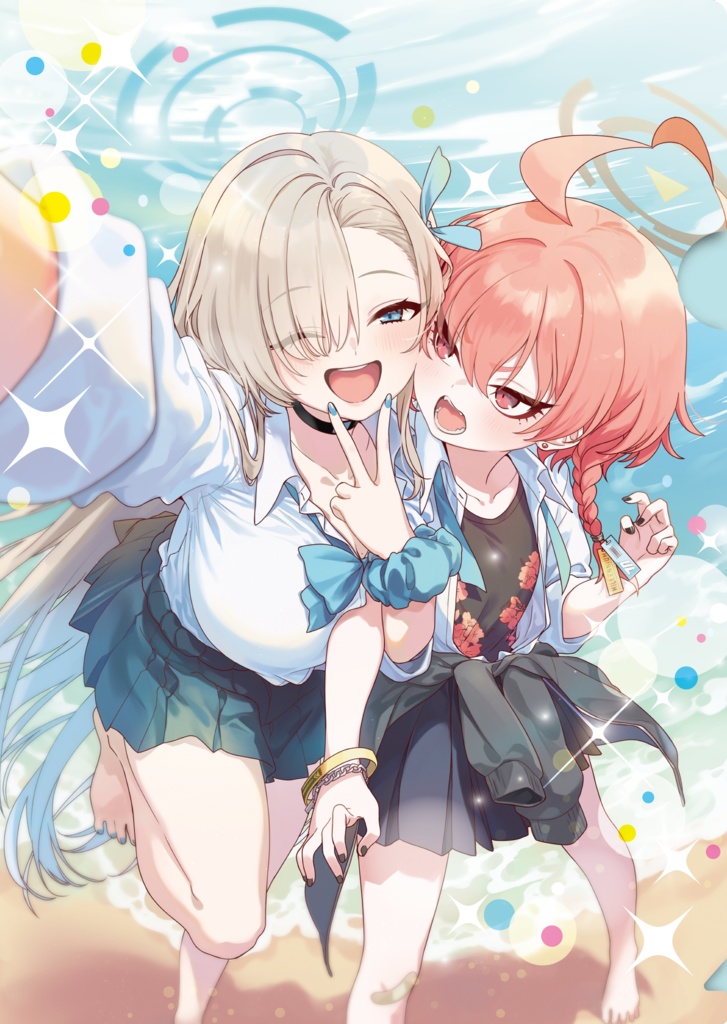 君といるこの世界が大好きだから 新刊セット+表紙イラスト使用B2タペストリー ダブルスエード仕様