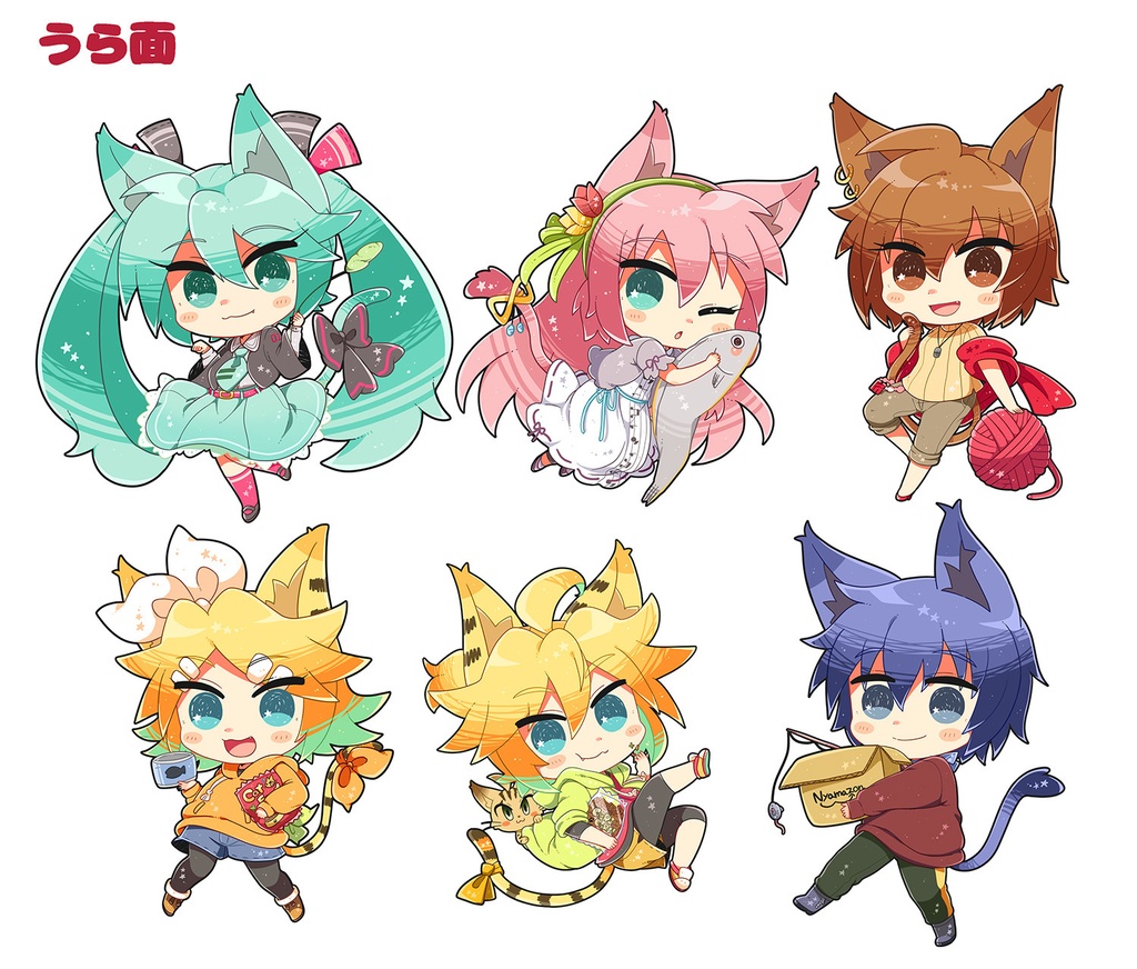 にーにとれんくんとにくきゅうver.猫アクキー