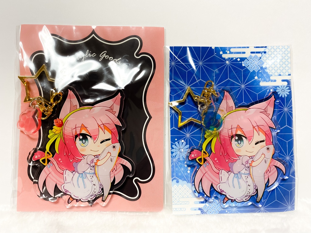 にーにとれんくんとにくきゅうver.猫アクキー