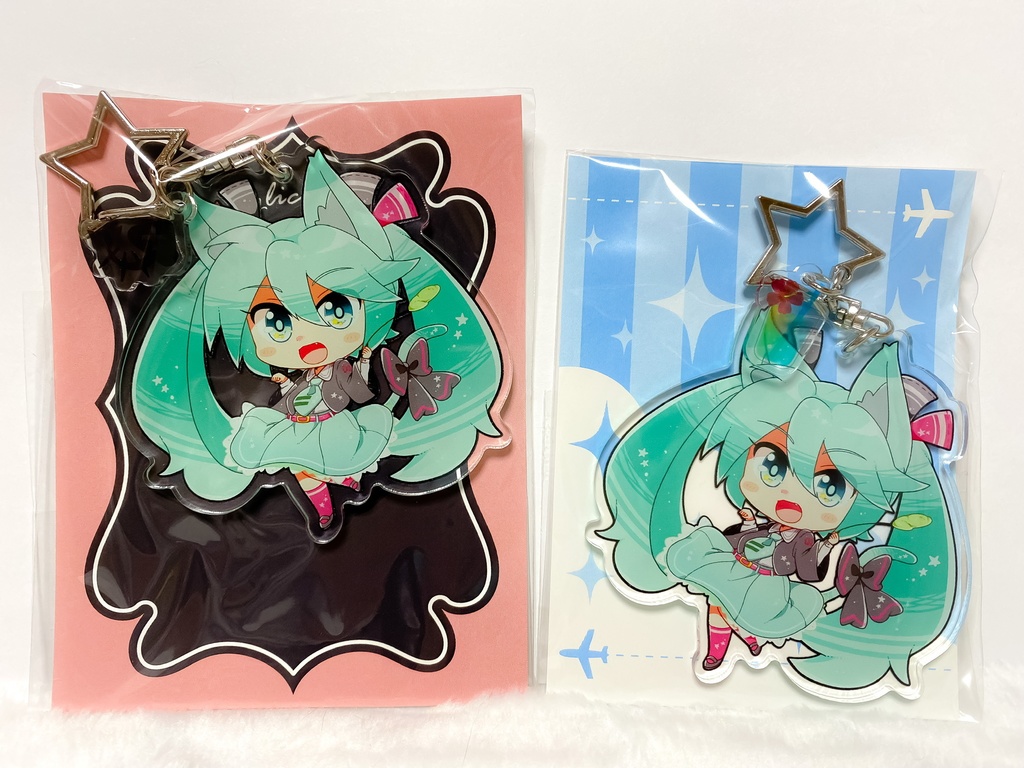 にーにとれんくんとにくきゅうver.猫アクキー