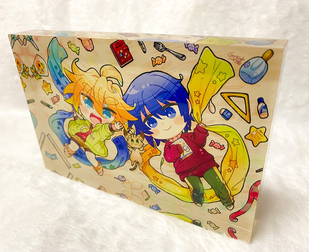 SDカイレン ほのぼの大きめアクリルブロック(ににれんver.)