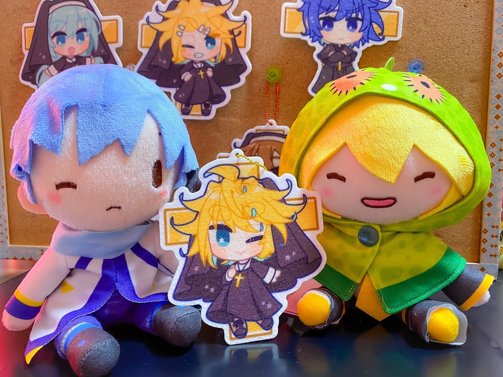 クロスといっしょ!フェルトキーホルダー