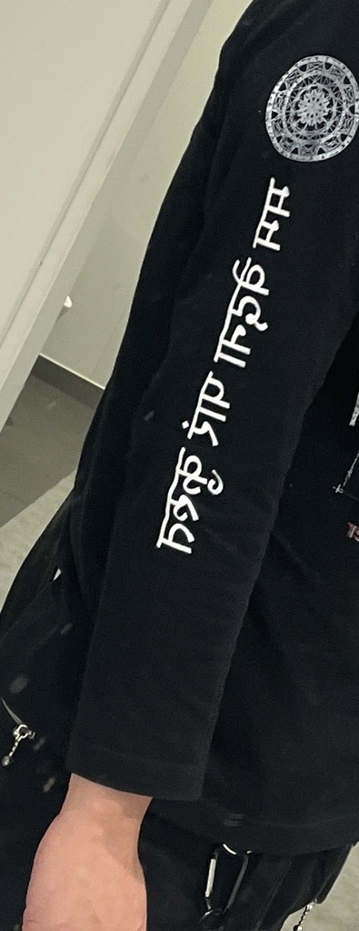 Cross My PainスカルTシャツLong Sleeve