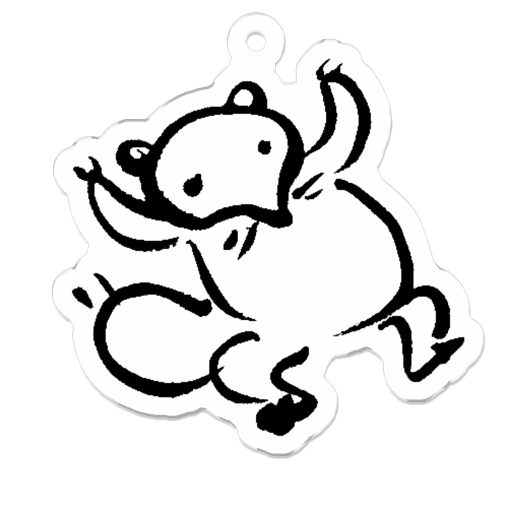 踊るタヌキーホルダー