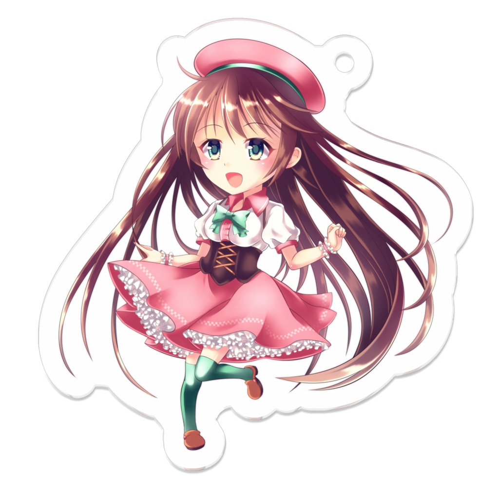 スイーツカラーガール☆アクリルキーホルダー