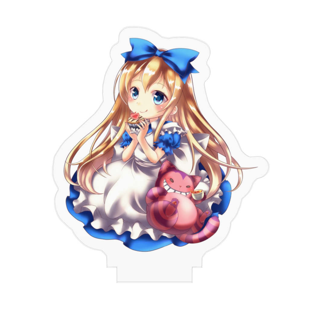 アリスと笑い猫のアクリルフィギュア