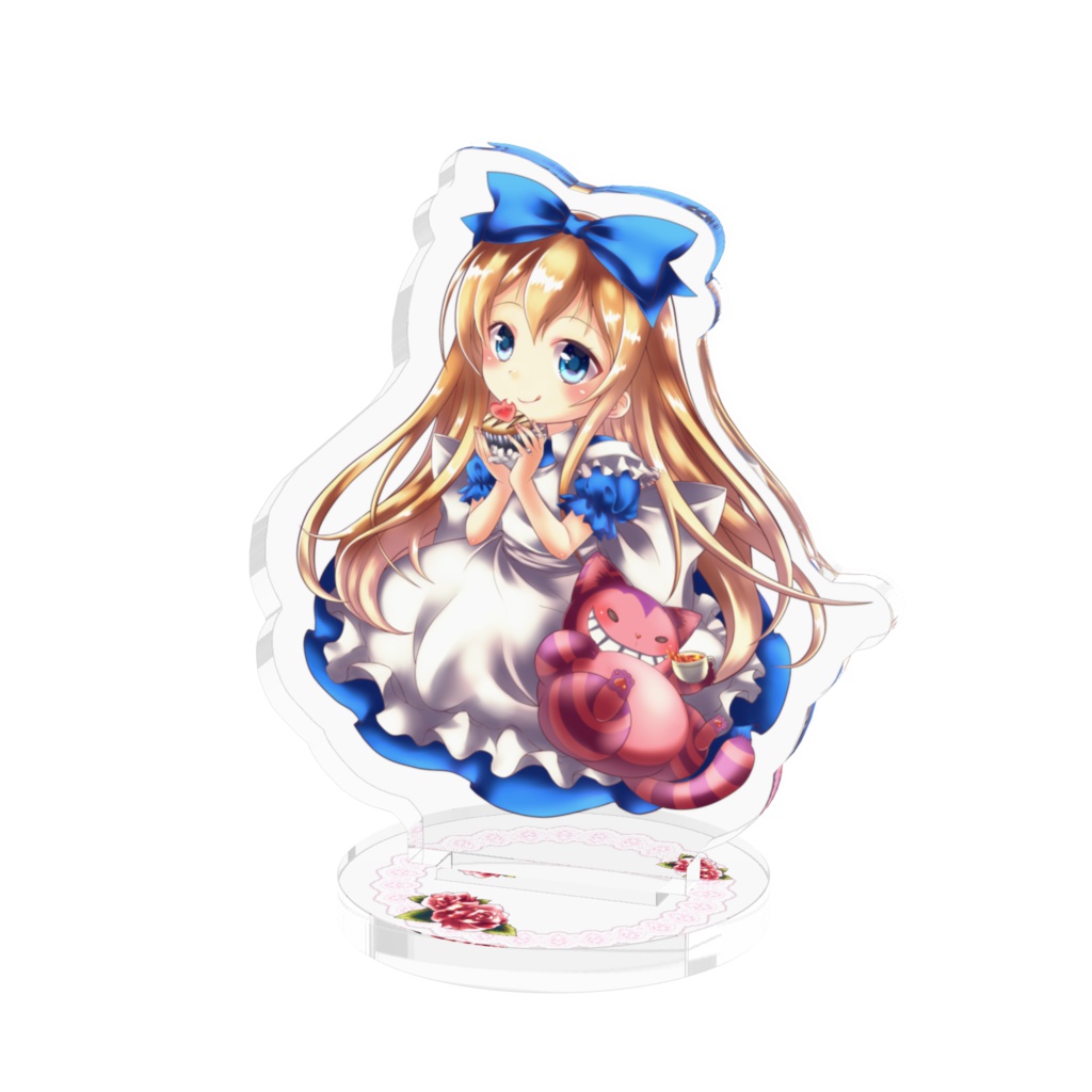 アリスと笑い猫のアクリルフィギュア