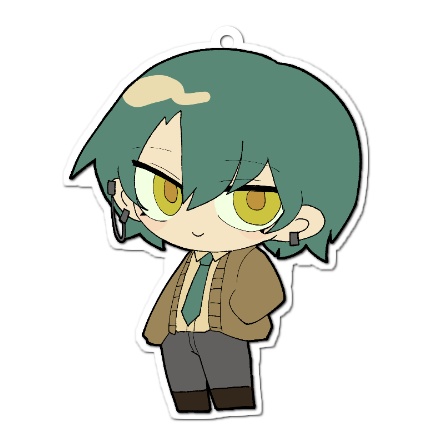 花緑青デフォルメアクリルキーホルダー