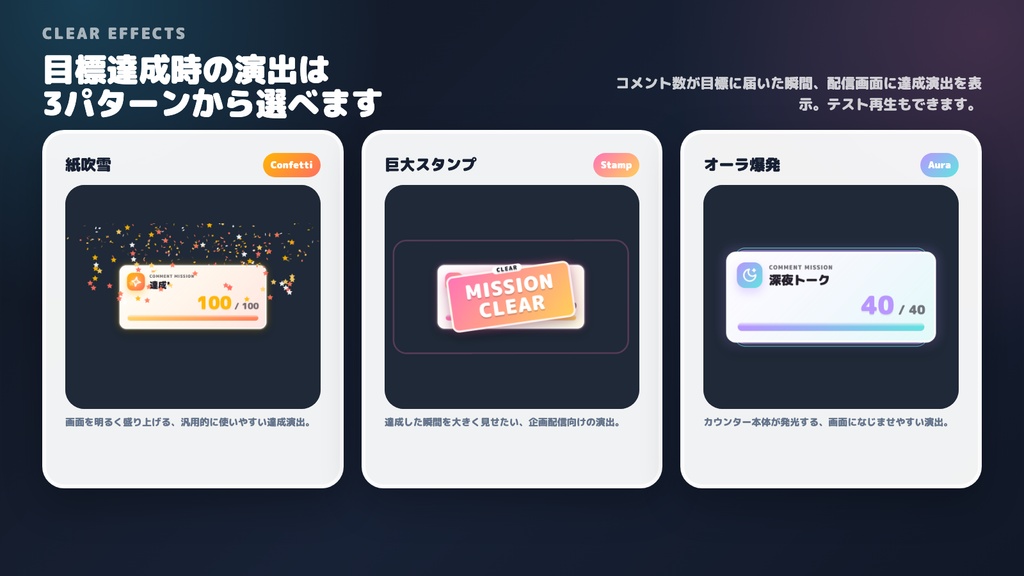 配信ミッションカウンター for わんコメ / OBS