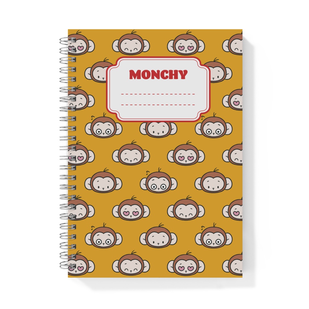 MONCHY リングノート 柄1