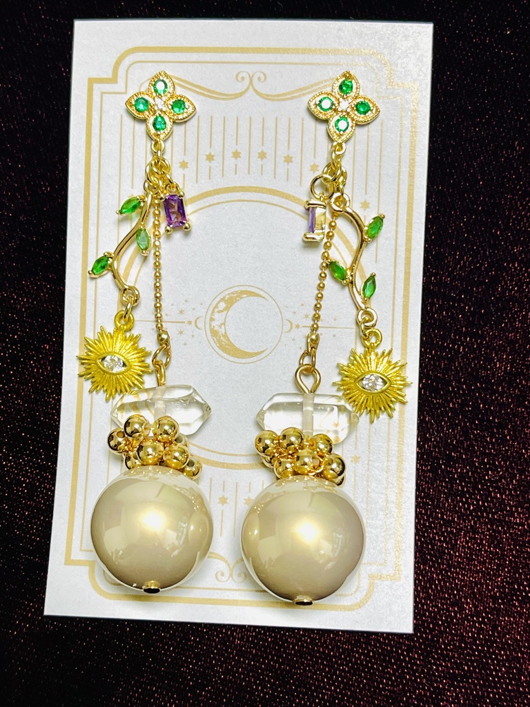 【原神】アルセノイメージピアス（パール）