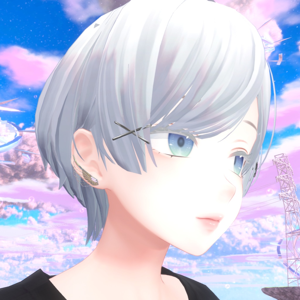 翼の耳飾り【VRChat想定】