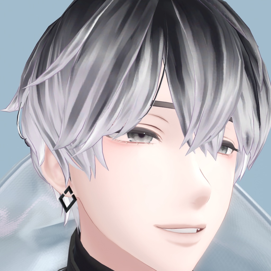 シンプルピアス 3種【VRChat想定】