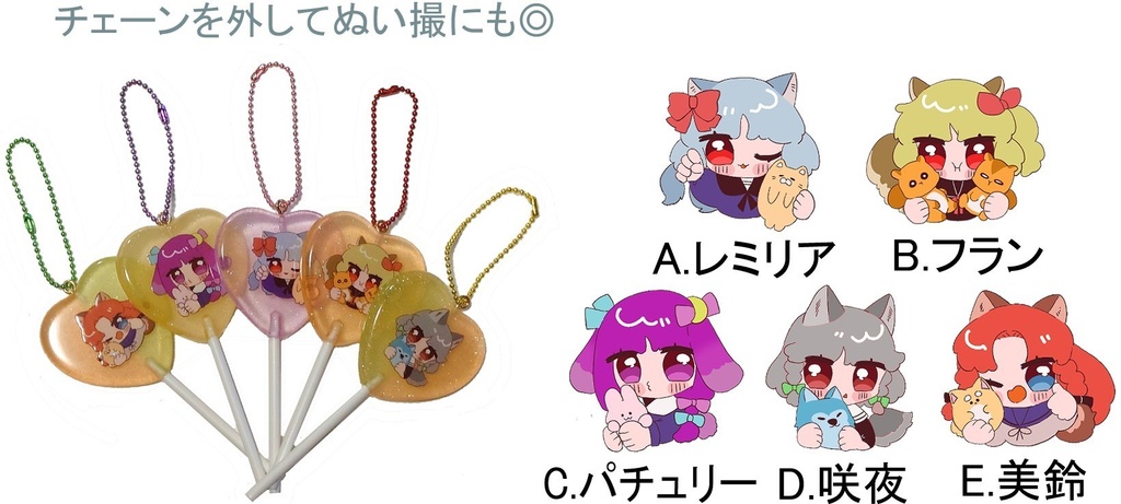 ペロキャンキーホルダー