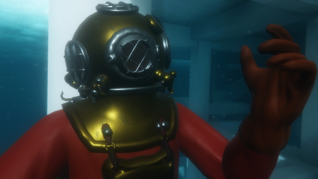 ヘルメット式潜水服 -Diving_suit-