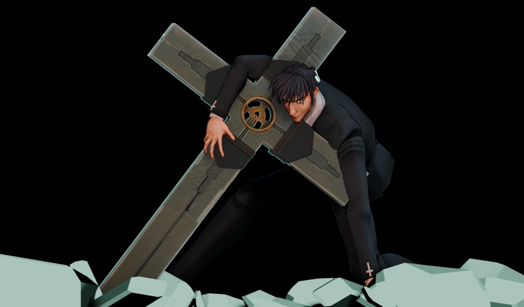 Nicholas D. Wolfwood - 3D VRChat Avatar