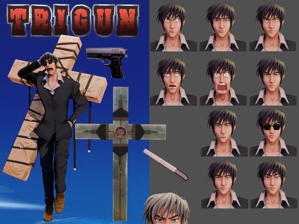 Nicholas D. Wolfwood - 3D VRChat Avatar