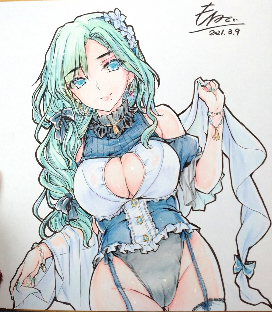 【直筆色紙】包容力お姉さま【オリジナル】