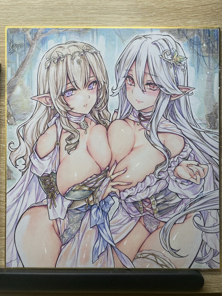 【白様専用】オリジナルエルフ姉妹【リクエスト作品】