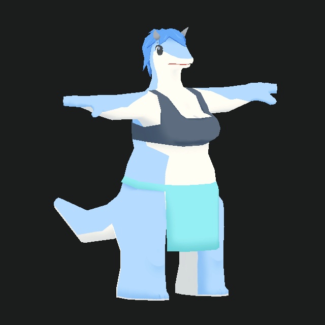 3Dモデル 怪獣 女性