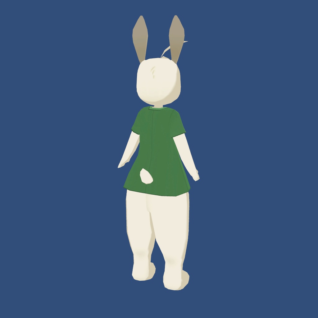3Dモデル ウサギのキャラクター