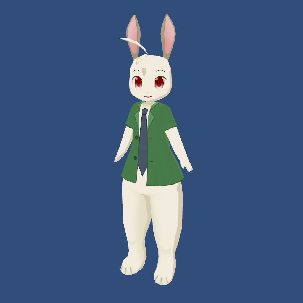 3Dモデル ウサギのキャラクター