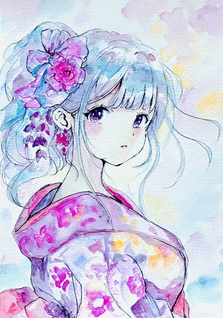 【2L版額装原画】ゆめのひとひら