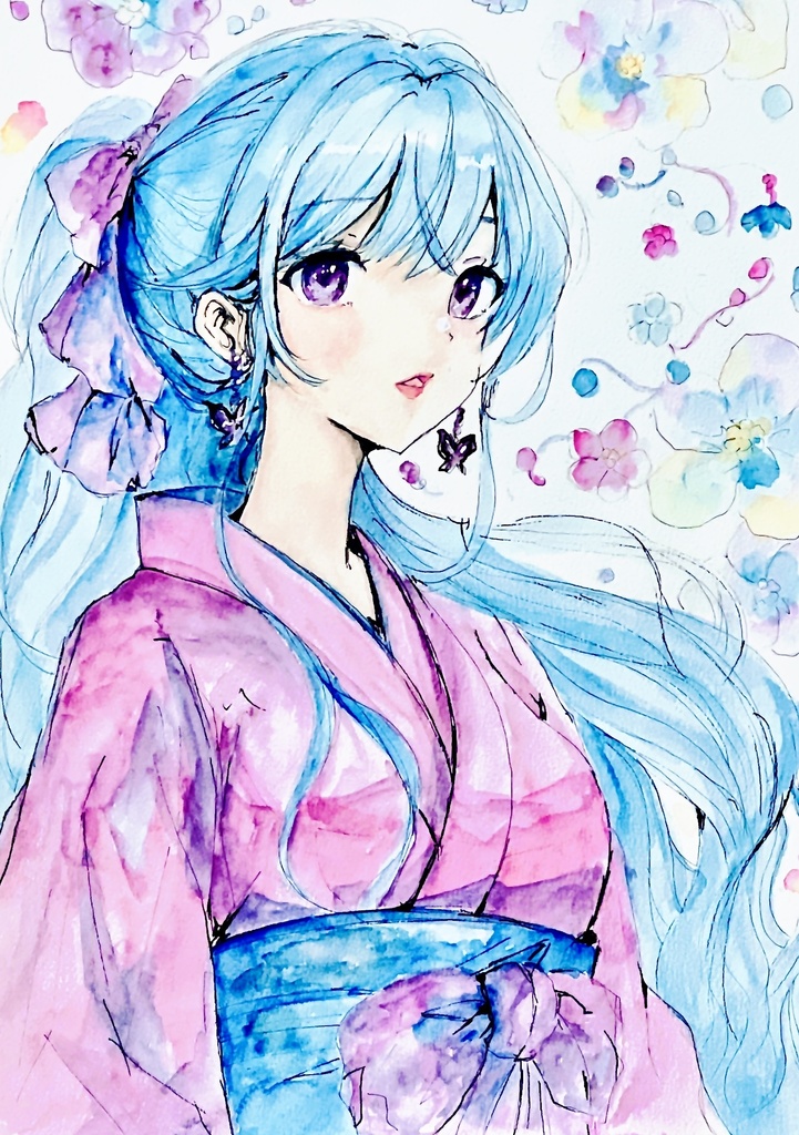 【A4額装原画】そらのこえ