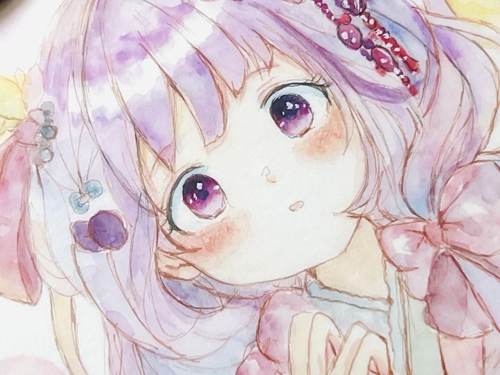 イラスト原画 (B6サイズ)Cotton Candy