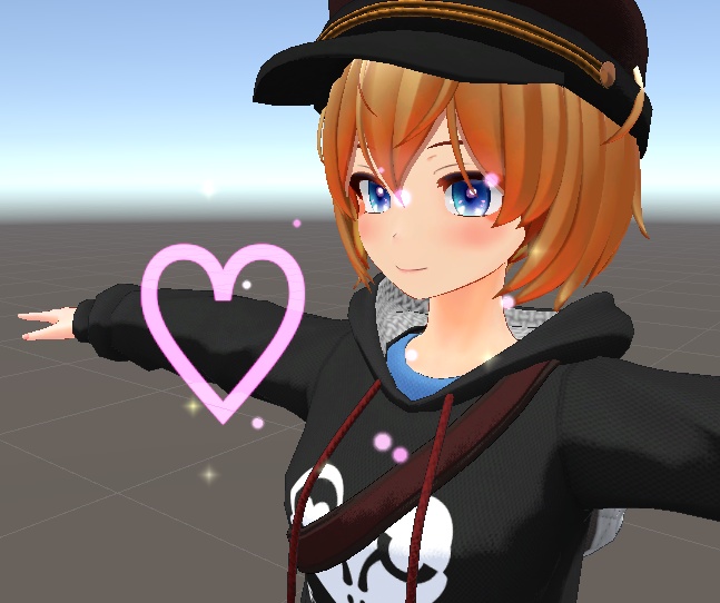 【VRChat】投げキスギミック【Modular Avatar】