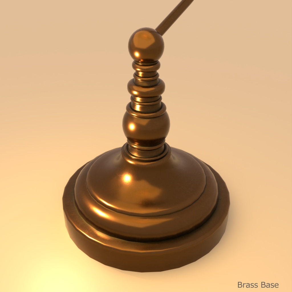 バンカーランプ / Banker Lamp【3Dモデル】