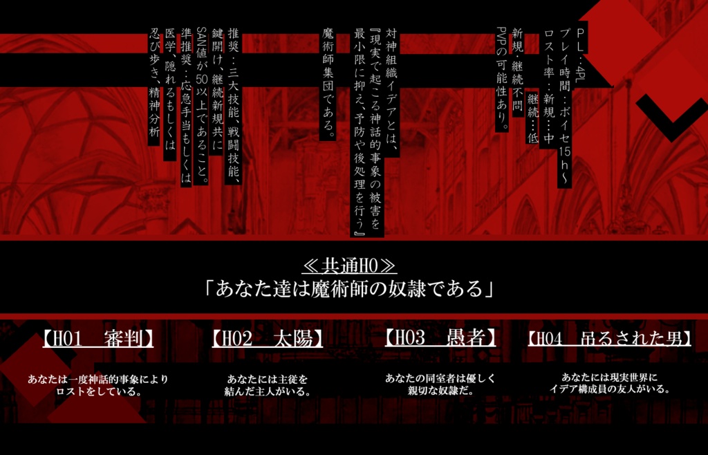 【COC6版】 #1DEA-イデア-