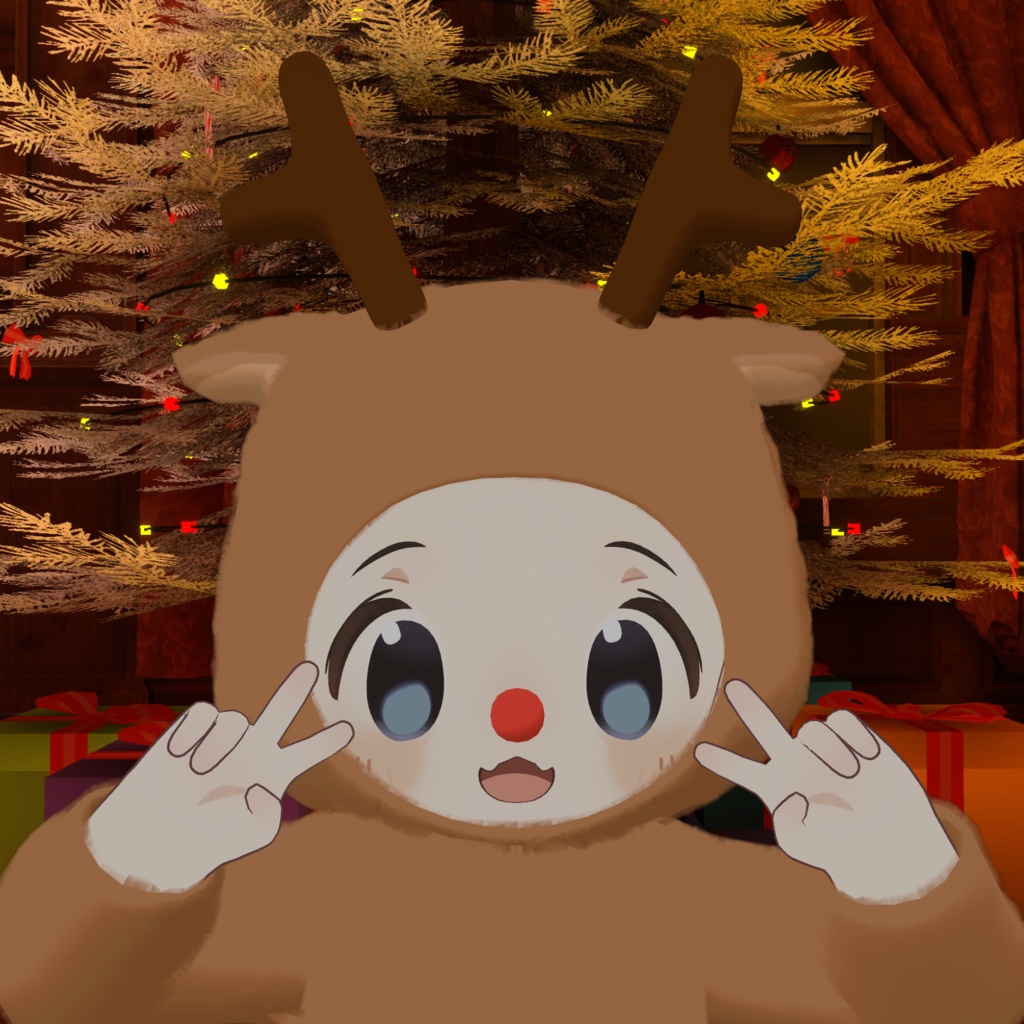 Reindeer Costume-トナカイ衣装-【まめひなた対応】