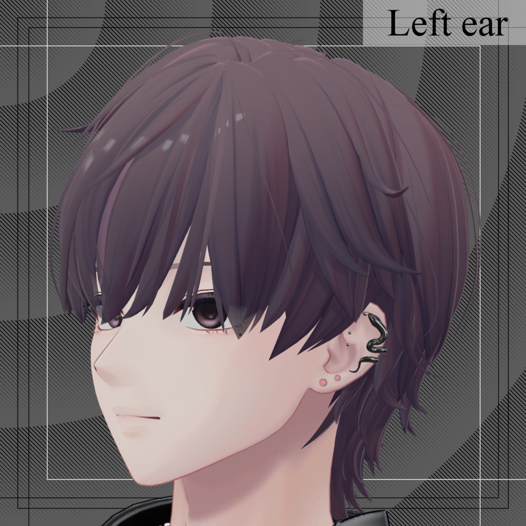 Snake Earrings【4アバター対応】