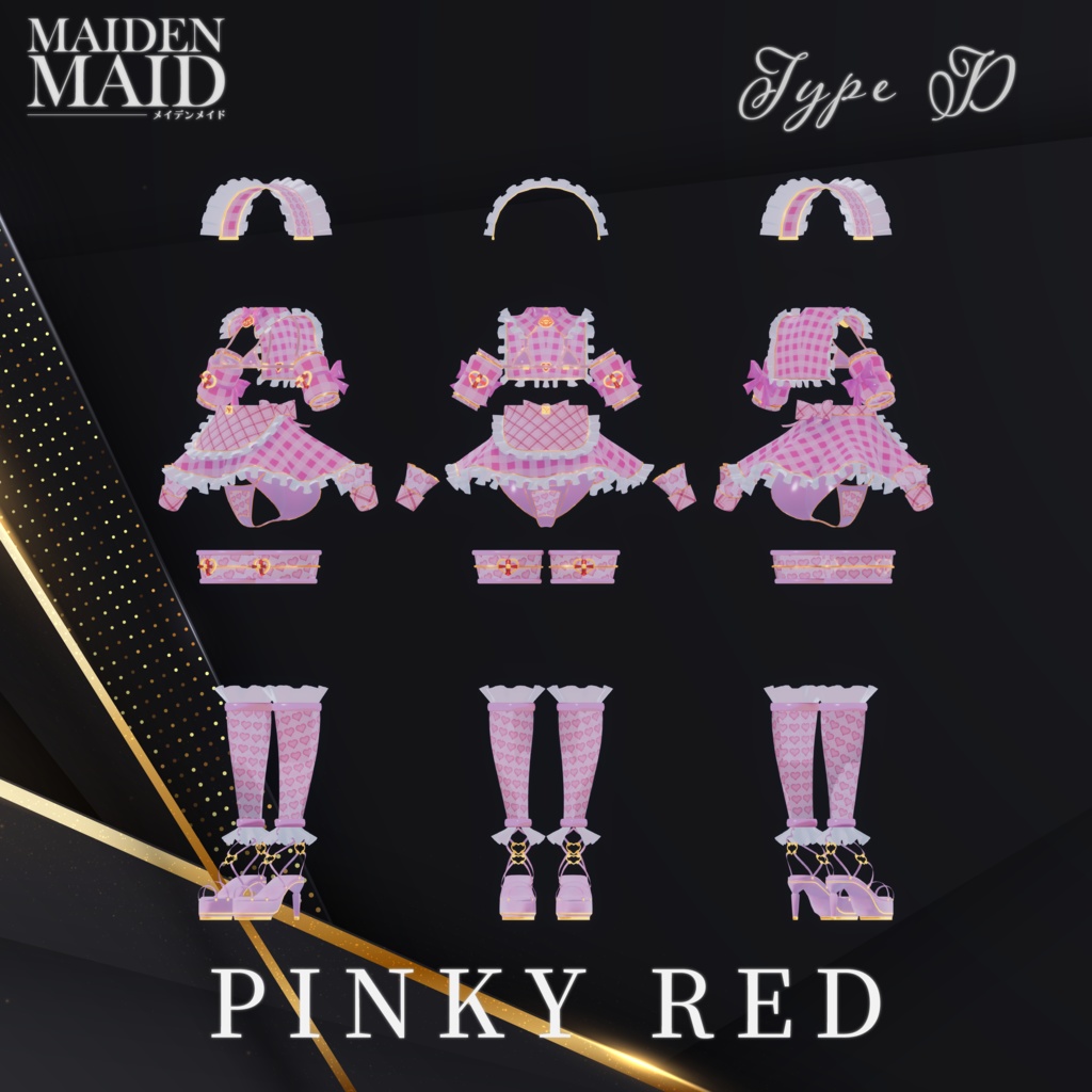 『メイデンメイド❤️MAIDEN MAID』【6アバター対応】- メイドスタイルの高級ビキニ -