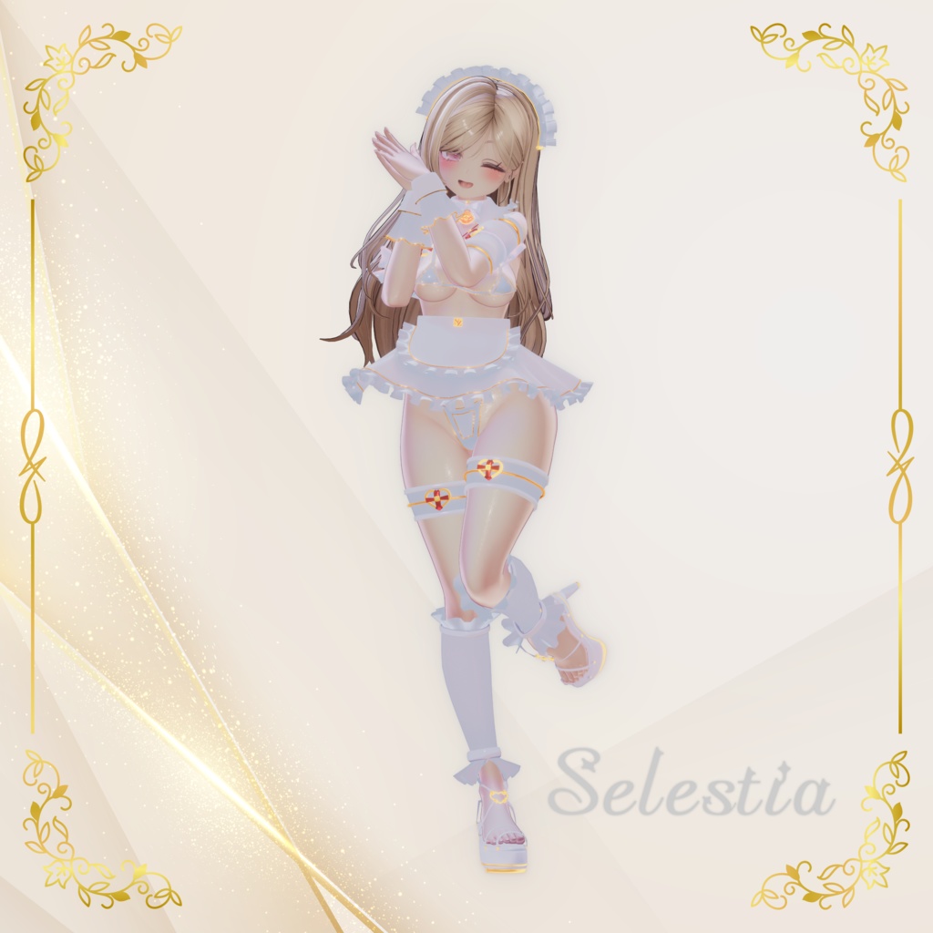 『メイデンメイド❤️MAIDEN MAID』【6アバター対応】- メイドスタイルの高級ビキニ -