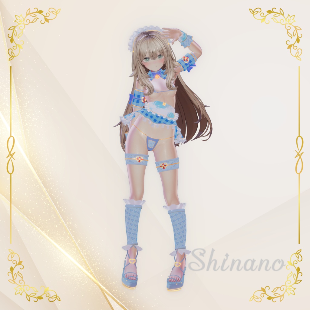 『メイデンメイド❤️MAIDEN MAID』【6アバター対応】- メイドスタイルの高級ビキニ -