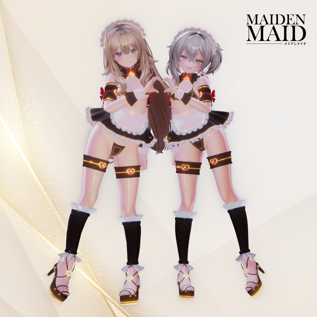 『メイデンメイド❤️MAIDEN MAID』【6アバター対応】- メイドスタイルの高級ビキニ -