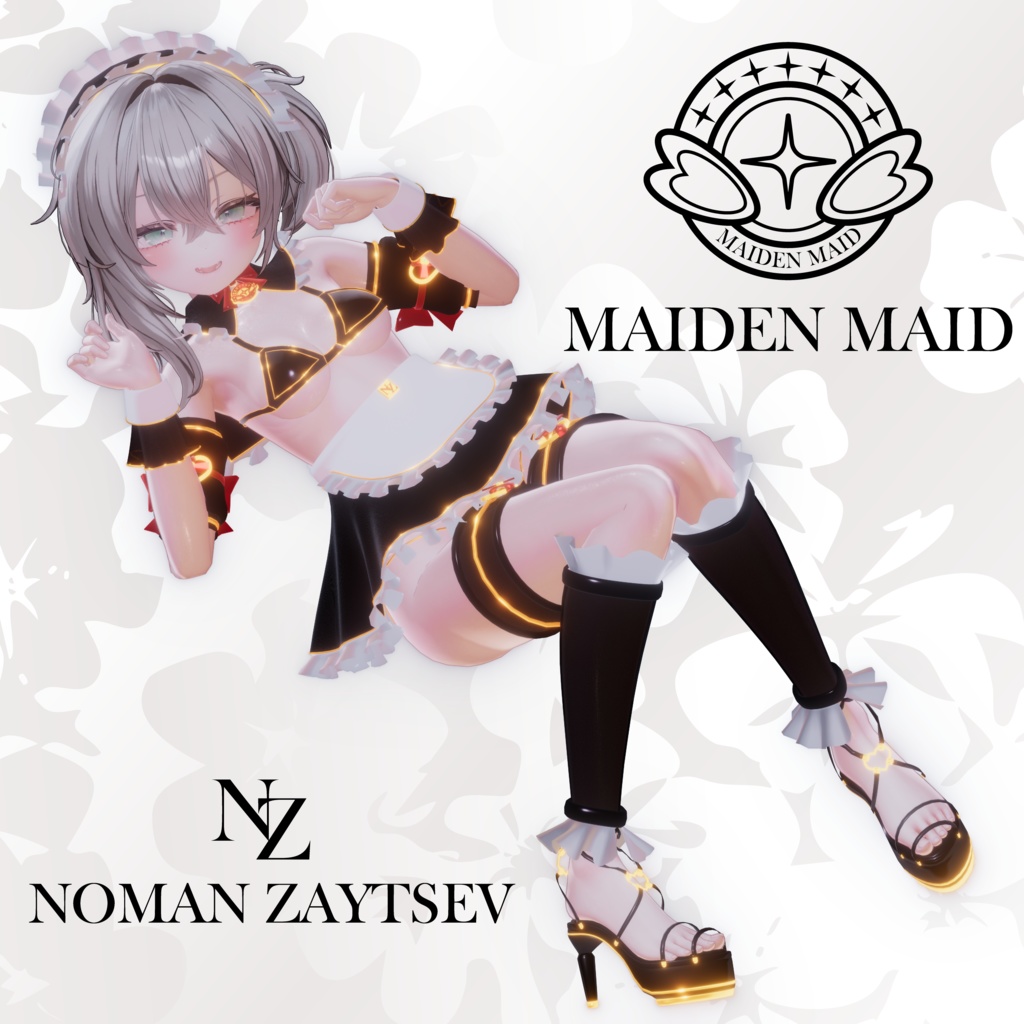 『メイデンメイド❤️MAIDEN MAID』【6アバター対応】- メイドスタイルの高級ビキニ -