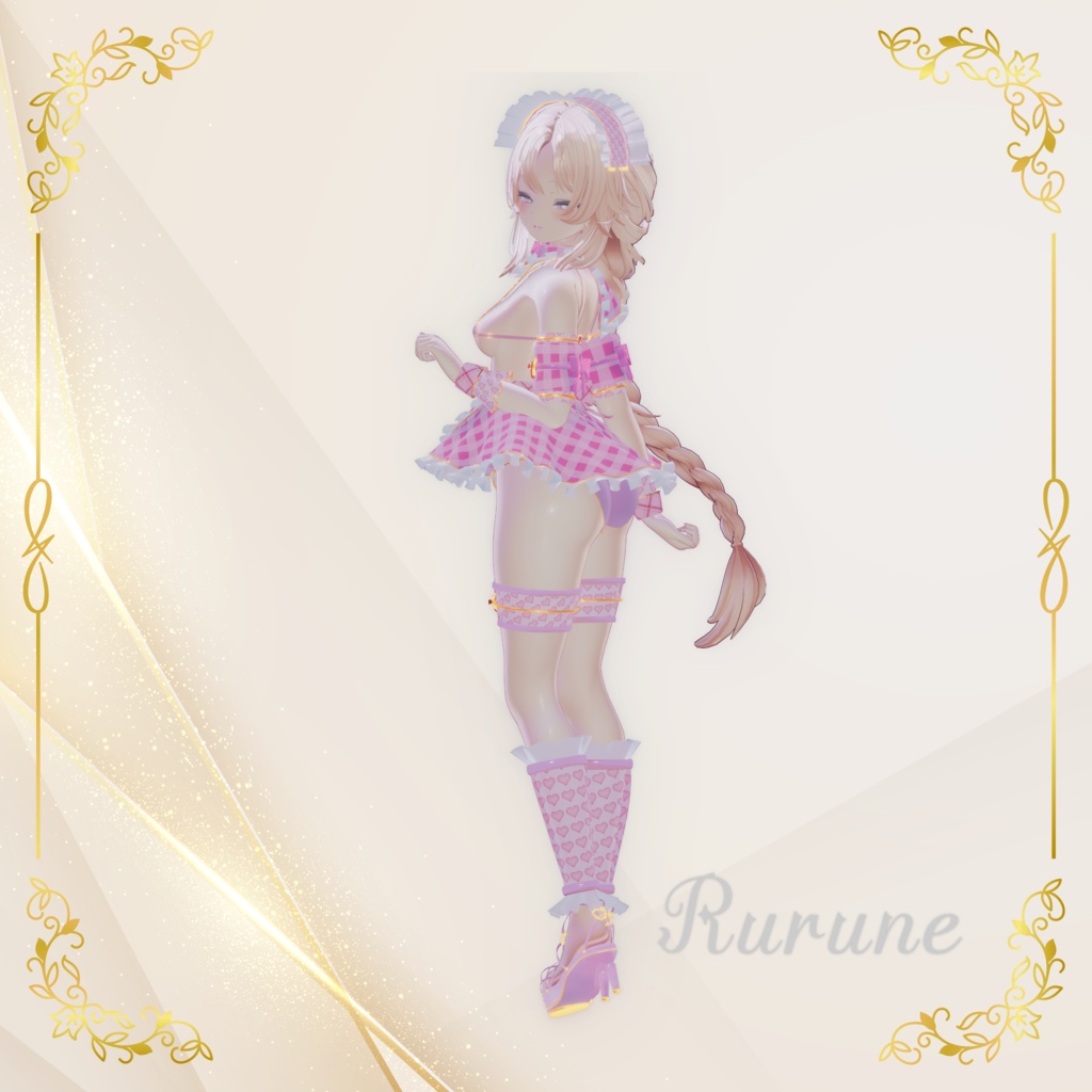 『メイデンメイド❤️MAIDEN MAID』【6アバター対応】- メイドスタイルの高級ビキニ -