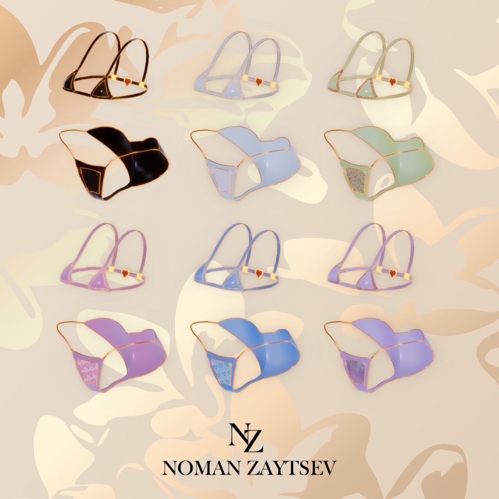 『メイデンメイド❤️MAIDEN MAID』【6アバター対応】- メイドスタイルの高級ビキニ -