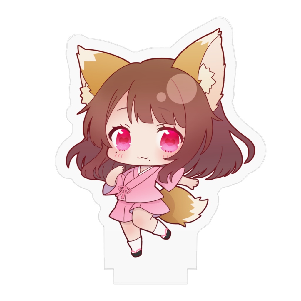 お狐様ゆいのアクリルフィギュア
